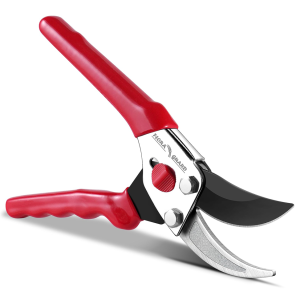 FloraGuard Stainless Steel Bypass Pruning Shears (8 Inch)