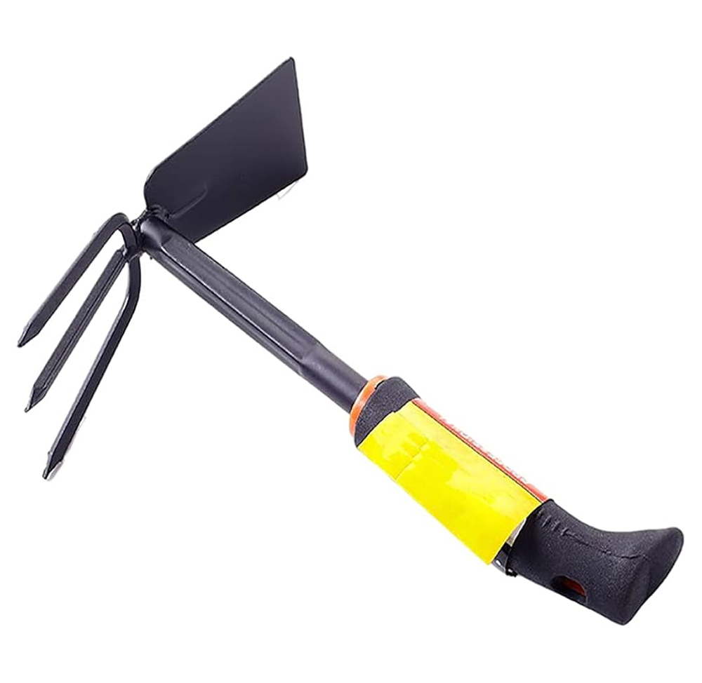 Terraclay 2-in-1 Carbon Steel Hand Spade & Rake Combo